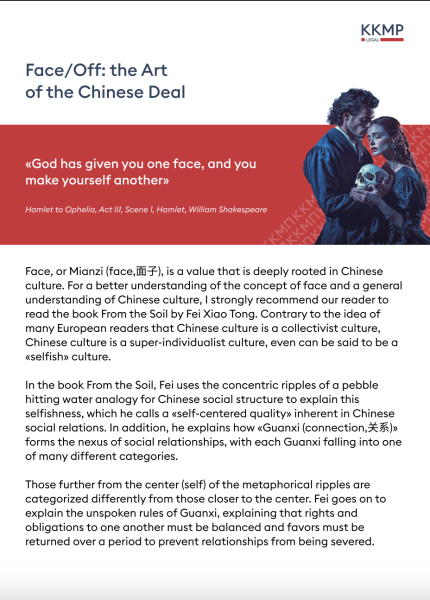 The Art of Making Chinese Deal
